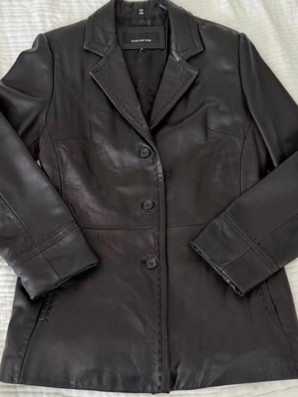 Jones New York Leather Jacket